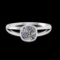 1.25 Ctw VS/SI1 Diamond Prong Set 10K white Gold Solitaire Ring (ALL DIAMON