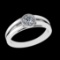 0.36 Ctw VS/SI1 Diamond 10k white Gold Solitaire Ring (ALL DIAMOND ARE LAB