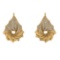 0.49 Ctw VS/SI1 Diamond 10K Yellow Gold Stud Earrings (ALL DIAMOND ARE LAB