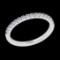 0.36 Ctw VS/SI1 Diamond 10k White Gold Eternity Band Ring (ALL DIAMOND ARE