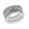 1.81 Ctw SI1/SI2 Diamond 14k white Gold Engagement Ring (ALL DIAMOND ARE LA