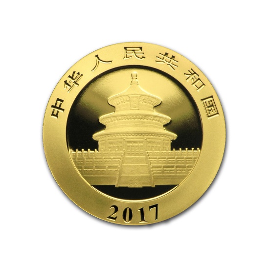 Chinese Gold Panda 8 Gram 2017