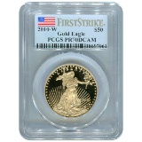 Certified Proof American Gold Eagle $50 2010-W PR70DCAM PCGS First Strike