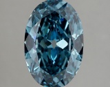 2.21ct VS2 Moval cut IGI Certified Loose Diamond (LAB GROWN)
