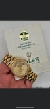 Rolex Daydate 18k Yellow Gold Ref 18038 Comes with Box and Papers