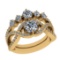 2.04 Ctw VS/SI1 Diamond 14k Yellow Gold Engagement Ring(ALL DIAMOND ARE LAB