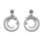 1.00 Ctw VS/SI1 Diamond Prong Set 14k white Gold Earrings (ALL DIAMOND ARE