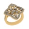1.50 Ctw SI2/SI1 Diamond Prong Set 14k Yellow Gold Engagement Ring (ALL DIA