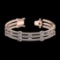 6.52 Ctw VS/SI1 Diamond Style 14K Rose Gold Bracelet (ALL DIAMOND ARE LAB G