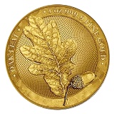 2019 Germania Mint 100 Mark Gold Oak Leaf BU