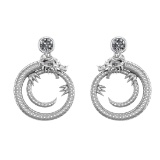 1.00 Ctw VS/SI1 Diamond Prong Set 14k white Gold Earrings (ALL DIAMOND ARE