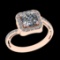 2.44 Ctw VS/SI1 Diamond 10k Rose Gold Engagement Ring (ALL DIAMOND ARE LAB