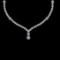 116.18 Ctw VS/SI1 Diamond 10K Rose Gold Necklace Set (ALL DIAMOND ARE LAB G