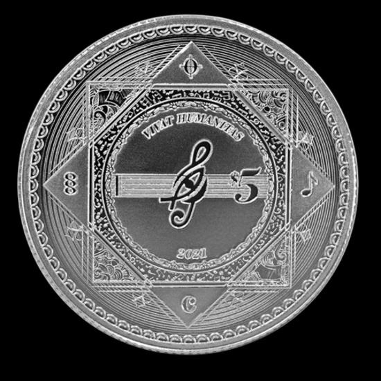 2021 Tokelau 1 oz Silver $5 Vivat Humanitas
