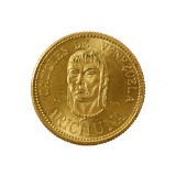 Venezuela 20 Bolivares Gold 1957 UNC Caciques de Venezuela--Arichuna