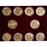 Cayman Islands 1980 Kings of England 20 Pc. Gold and Silver Set