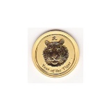 Australian Series II Lunar Gold 20th Ounce 2010 Tiger