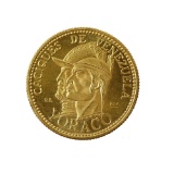 Venezuela 20 Bolivares Gold 1957 UNC Caciques de Venezuela--Yoraco