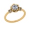 1.41 Ctw VS/SI1 Diamond 14K Yellow Gold Engagement Ring (ALL DIAMOND ARE LA