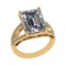 3.25 Ctw VS/SI1 Diamond 14k Yellow Gold Engagement Ring (ALL DIAMOND ARE LA