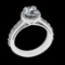 1.96 Ctw VS/SI1 Diamond Prong Set 18k white Gold Engagement Ring (ALL DIAMO