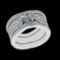 1.81 Ctw VS/SI1 Diamond Prong Set 18k white Gold Engagement Ring (ALL DIAMO