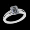 1.00 Ctw VS/SI1 Diamond 10k white Gold Solitaire Ring (ALL DIAMOND ARE LAB