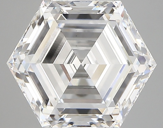 3.04ct VVS1 Hexagon cut IGI Certified Loose Diamond (LAB GROWN)