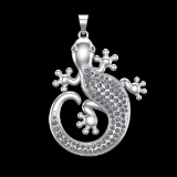 2.63 Ctw VS/SI1 Diamond 10k white Gold Pandant (ALL DIAMOND ARE LAB GROWN )