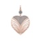 2.13 Ctw SI1/SI2 Diamond Prong Set 14k Rose Gold Pendant (ALL DIAMOND ARE L