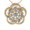 4.15 Ctw VS/SI1 Diamond 14K Yellow Gold Necklace (ALL DIAMOND ARE LAB GROWN