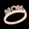 0.14 Ctw VS/SI1 Diamond 10K Rose Gold Special Moms Ring