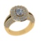 2.59 Ctw VS/SI1 Diamond 14k Yellow Gold Engagement Ring (ALL DIAMOND ARE LA