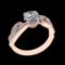 1.89 Ctw SI1/SI2 Diamond 10k Rose Gold Engagement Ring (ALL DIAMOND ARE LAB
