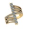 2.04 Ctw SI2/SI1 Diamond Prong Set 14k Yellow Gold Engagement Ring (ALL DIA