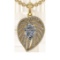 3.10 Ctw VS/SI1 Diamond 14k Yellow Gold Pandant (ALL DIAMOND ARE LAB GROWN