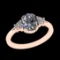 2.65 Ctw VS/SI1 Diamond 10k Rose Gold Engagement Ring (ALL DIAMOND ARE LAB