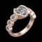2.66 Ctw VS/SI1 Diamond 10k Rose Gold Engagement Ring (ALL DIAMOND ARE LAB