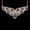 2.43 Ctw VS/SI1 Diamond 10K Rose Gold Pandant (ALL DIAMOND ARE LAB GROWN )