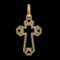 1.71 Ctw SI1/SI2Diamond Prong Set 10k Yellow Gold Pendant(ALL DIAMOND ARE L