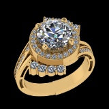 2.67 Ctw VS/SI1 (ALL DIAMOND ARE LAB GROWN ) Diamond 10k Yellow Gold Engage