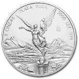 Mexican Silver Libertad 5 ounce 2000