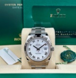 Rolex Oysterperpetual Datejust 41mm Fluted Oyster Bracelet Comes with Box &