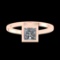 0.75 Ctw VS/SI1 Diamond Prong Set 10K Rose Gold Solitaire Ring (ALL DIAMOND
