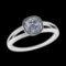 1.25 Ctw VS/SI1 Diamond 10k white Gold Solitaire Ring (ALL DIAMOND ARE LAB