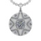 1.86 Ctw VS.SI1 (ALL DIAMOND ARE LAB GROWN ) Diamond 14k white Gold Necklac