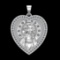 1.15 Ctw SI2/SI1 Diamond 10k white Gold Pendant (ALL DIAMOND ARE LAB GROWN)