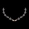 26.36 Ctw VS/SI1 Diamond 10k Rose Gold Necklace (ALL DIAMOND ARE LAB GROWN)