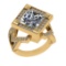 5.32 Ctw VS/SI1 Diamond 14k Yellow Gold Engagement Ring (ALL DIAMOND ARE LA