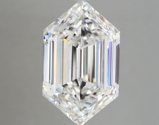5.01ct VS1 Long Hexagon cut IGI Certified Loose Diamond (LAB GROWN)